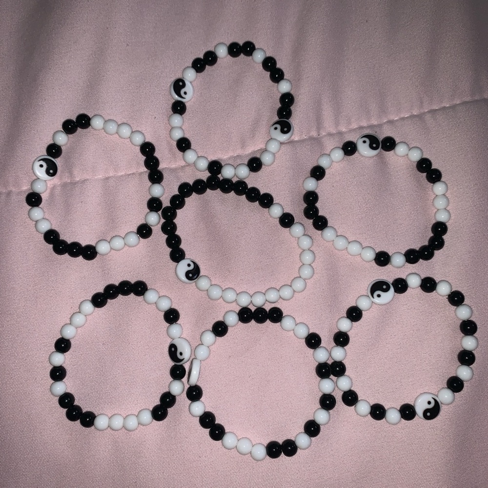 7 yin Yang bracelets